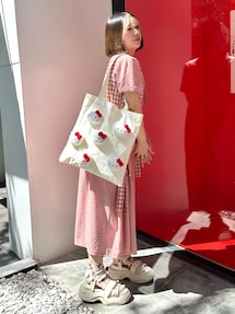 ハローキティコラボ】もこもこトート｜メリージェニー（merry jenny