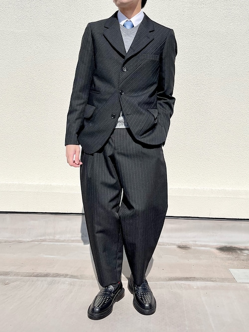 つっちー｜COMME des GARCONS HOMME DEUXのスーツセットを使った