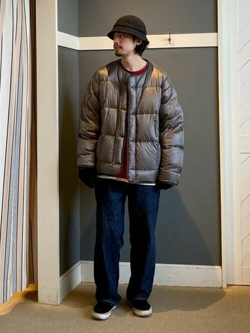 ORCIVAL / PERTEX(R) キルトダウン ノーカラーブルゾンを使った人気