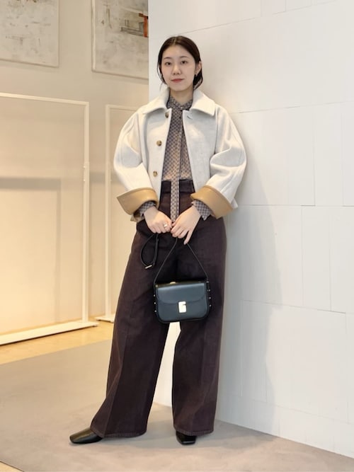 TOMORROWLAND collection ブラウス シャツ コモンフラワープリント