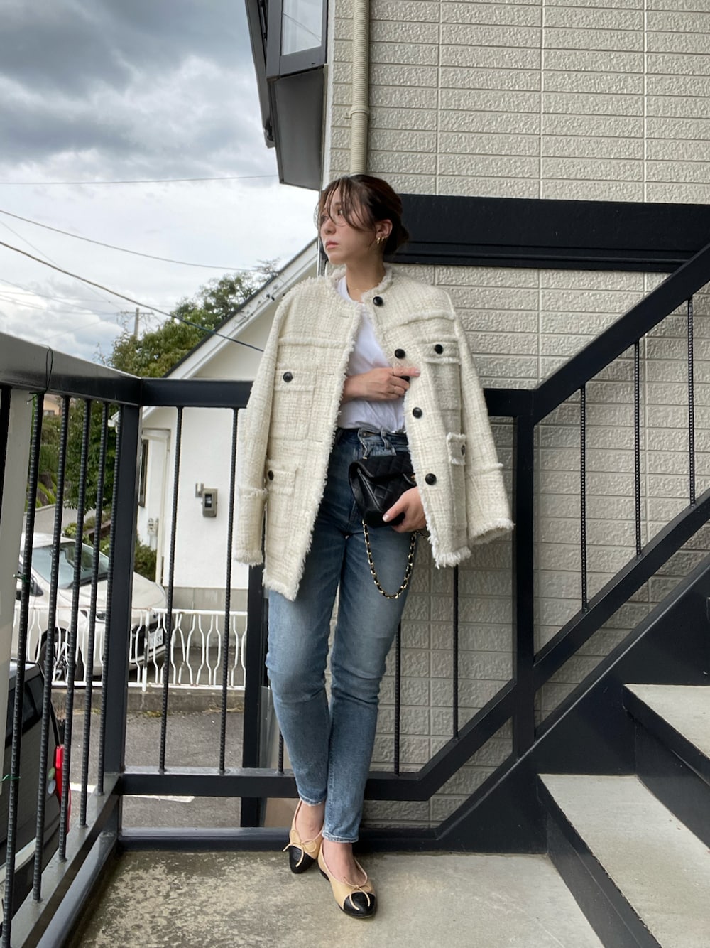 CLANE（クラネ）の「【CLANE/クラネ】NO COLOR TWEED JACKET（ノー