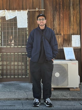 ENNOYのナイロンジャケットを使った人気ファッションコーディネート