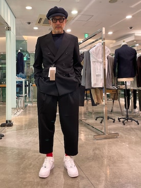 MACROMANCE｜COMME des GARCONS HOMME PLUSのセットアップを使った