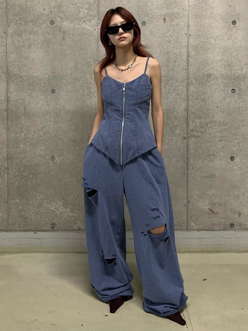 PIGMENT SWEAT BUSTIER/ピグメントスウェットビスチェ（Tシャツ