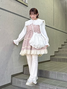 petit flowerフレアミニワンピース｜メリージェニー（merry jenny