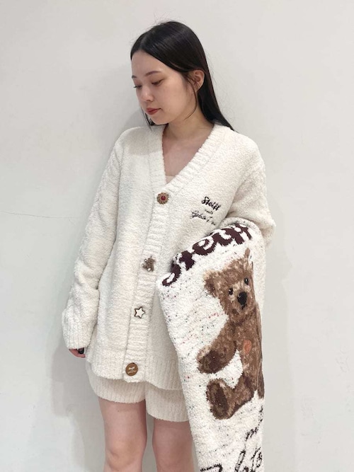 セール】【Steiff】パウダーネップジャガードブランケット