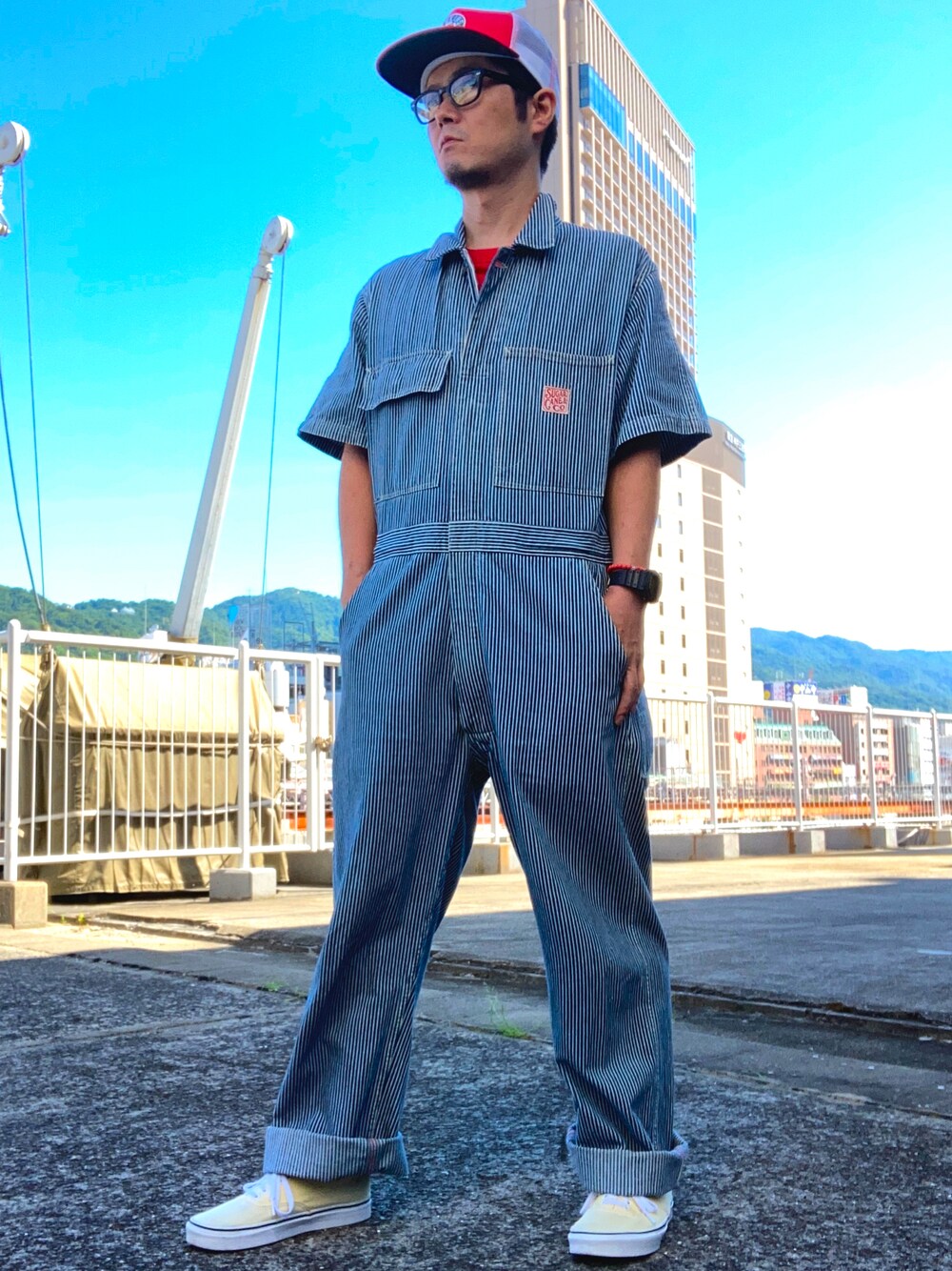 SUGAR CANEのつなぎ/オールインワンを使った人気ファッション