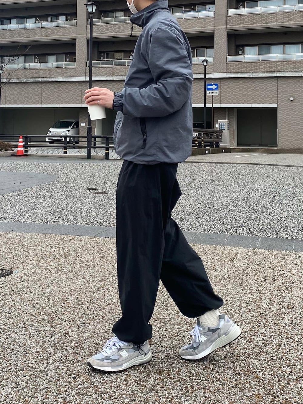 jita｜ennoyのナイロンジャケットを使ったコーディネート - WEAR