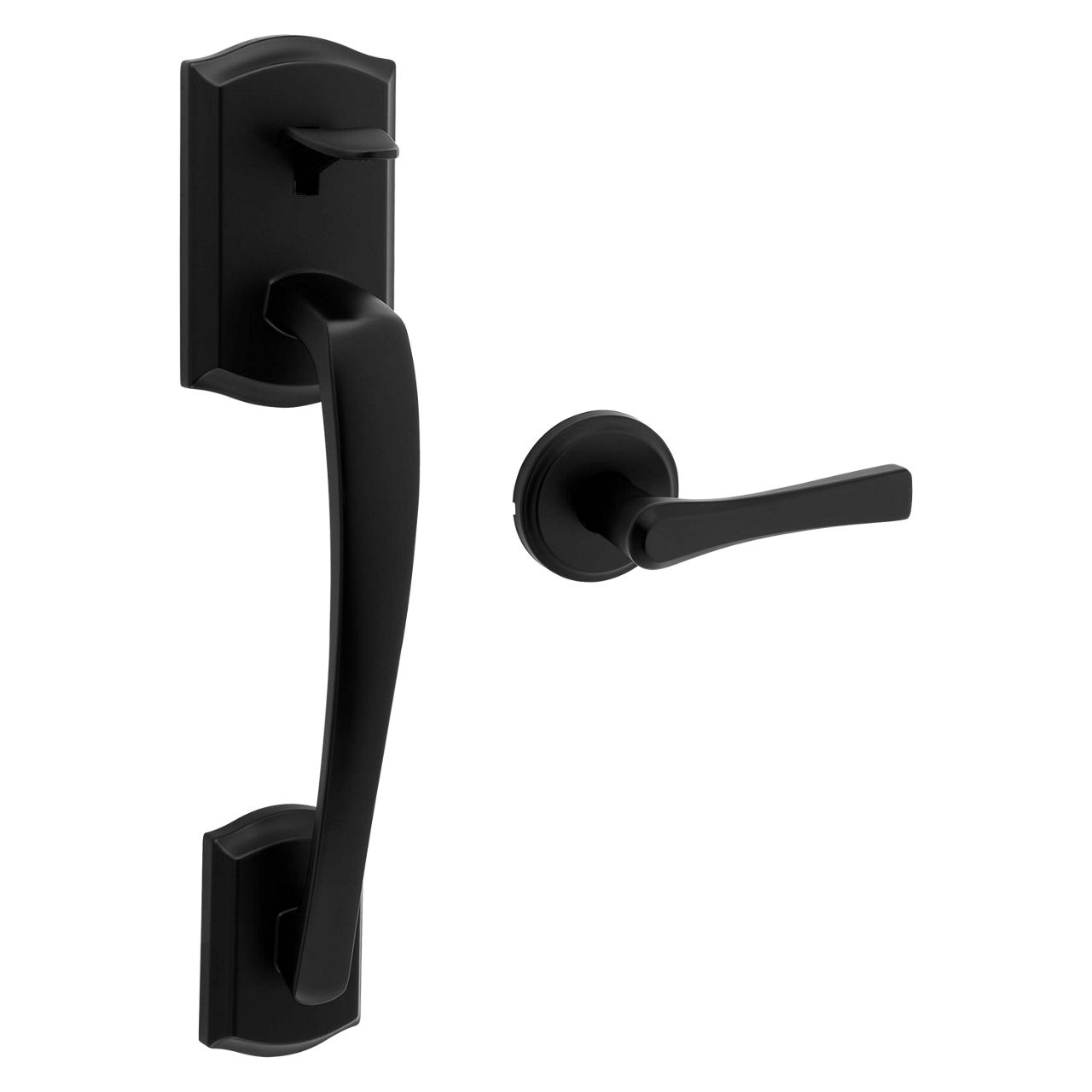 San Clemente Handle with Halifax Lever (Square) - | Weiser