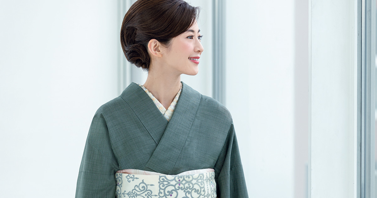 ほていや」が提案する秋の装い オリジナルの大島紬で大人のお洒落を楽しむ