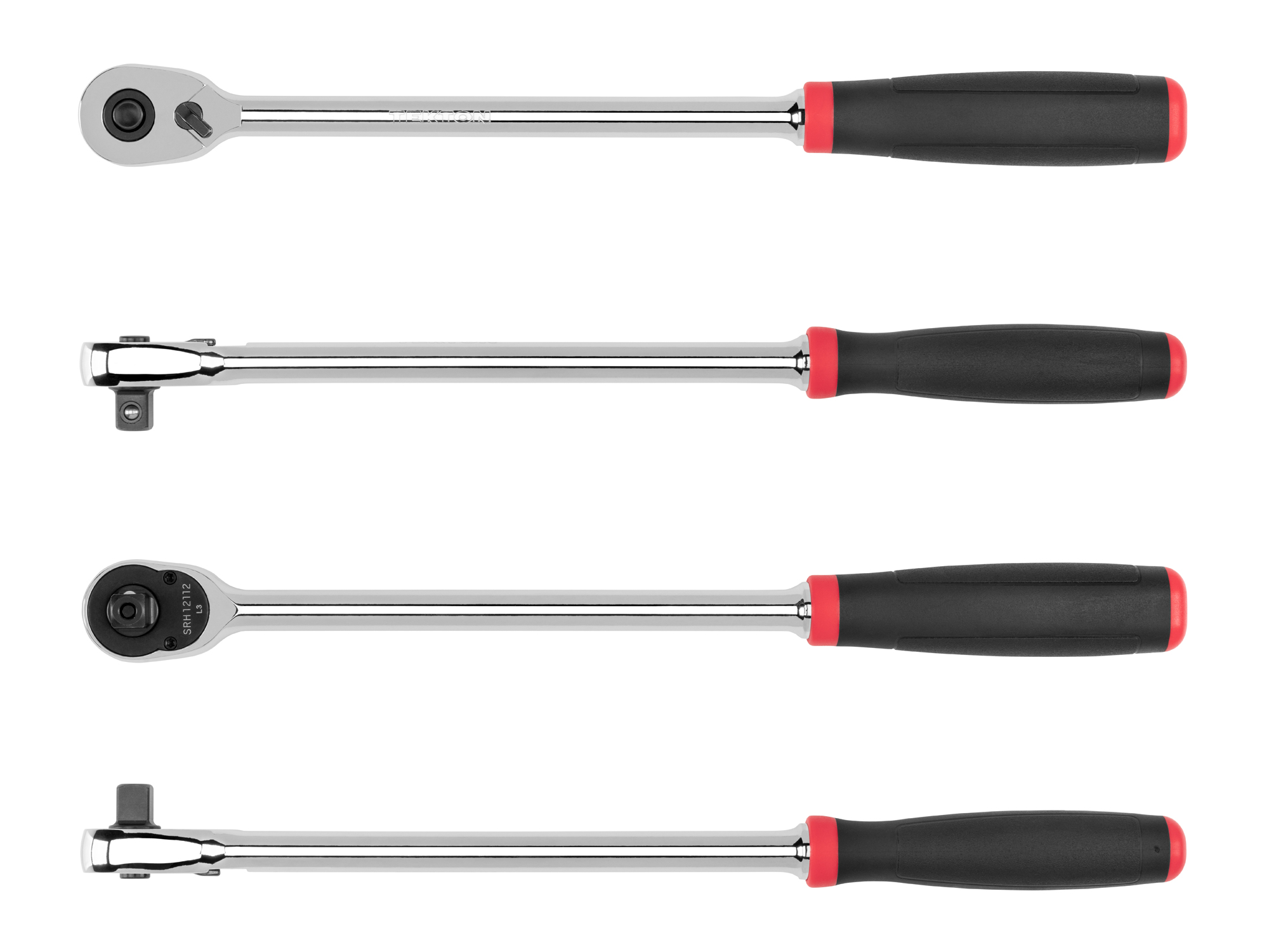 3/8 Inch Drive x 12 Inch Quick-Release Comfort Grip Long Ratchet