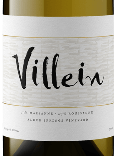 Villein Alder Springs Vineyard Marsanne - Roussanne | Vivino English