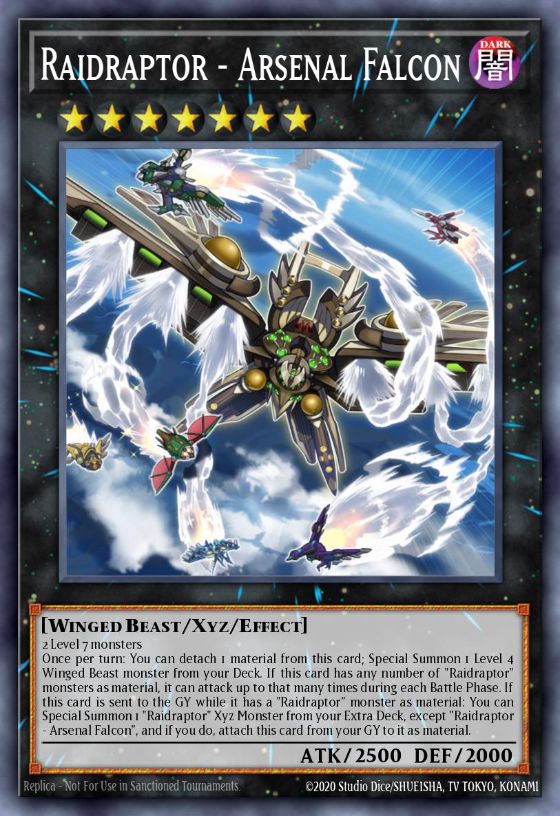 Raidraptor - Arsenal Falcon - Yu-Gi-Oh! Card Database - YGOPRODeck