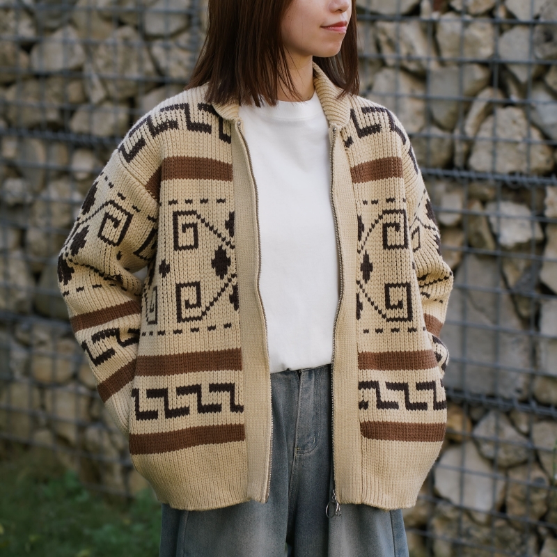 映画の主人公着用！レトロかわいいカウチンニット【昭島アウトドア