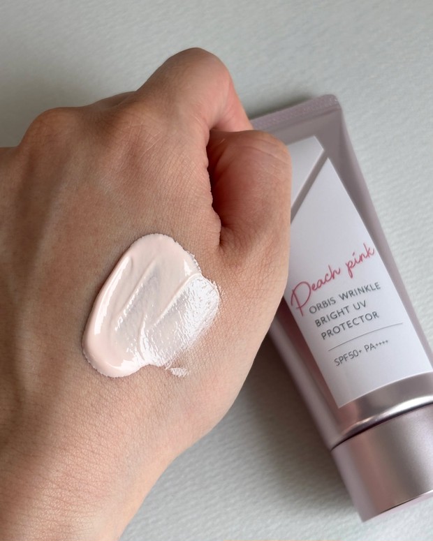 オルビスの人気UVにピーチピンクの色付きタイプ登場！ さりげない血色