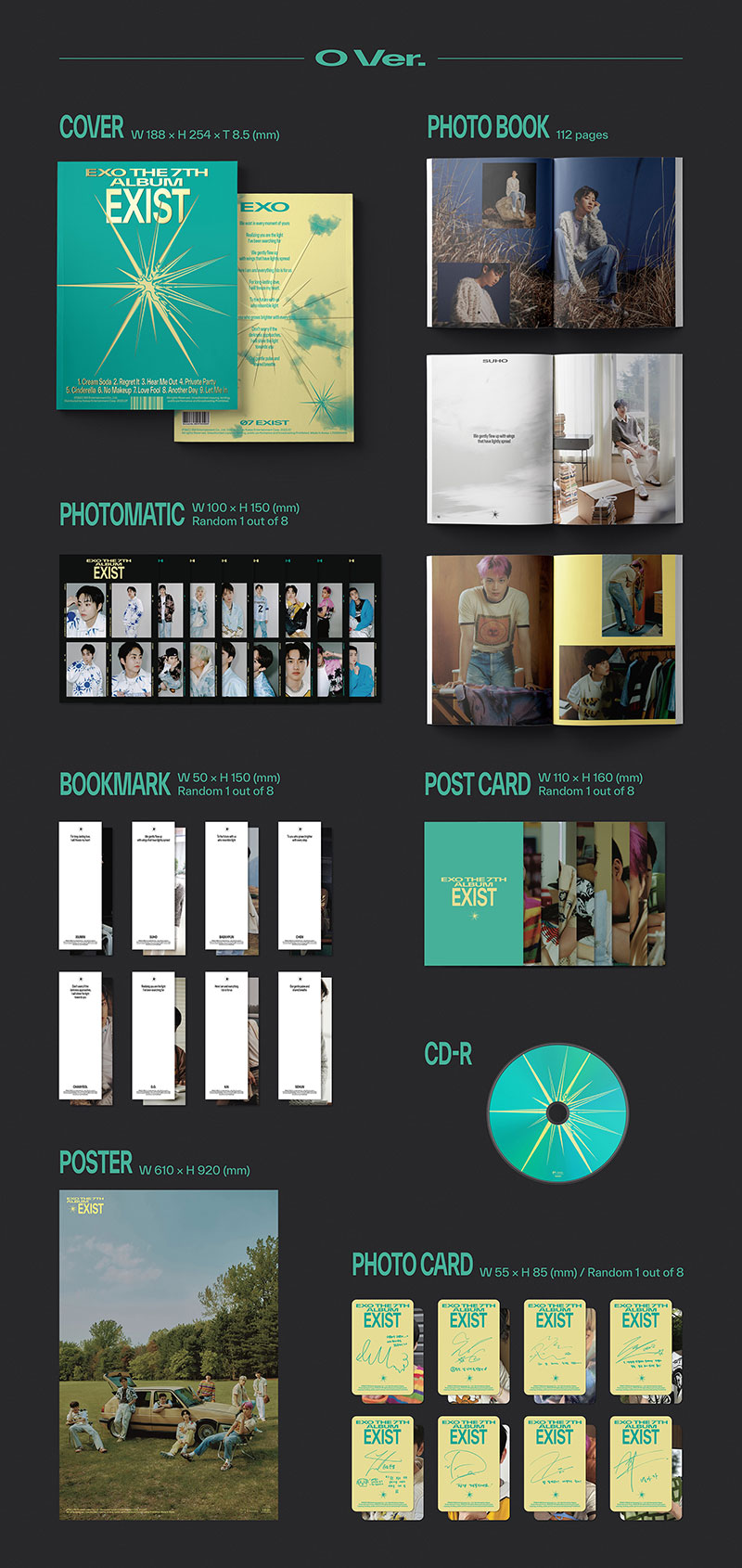 EXO The 7th Album'EXIST'2023.07.14 Release