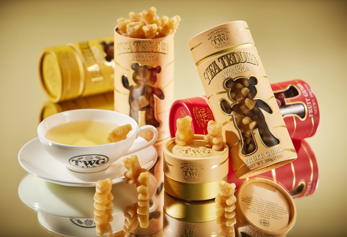 希少なホワイトティーをキュートなフルーツグミに。ドリンクにも