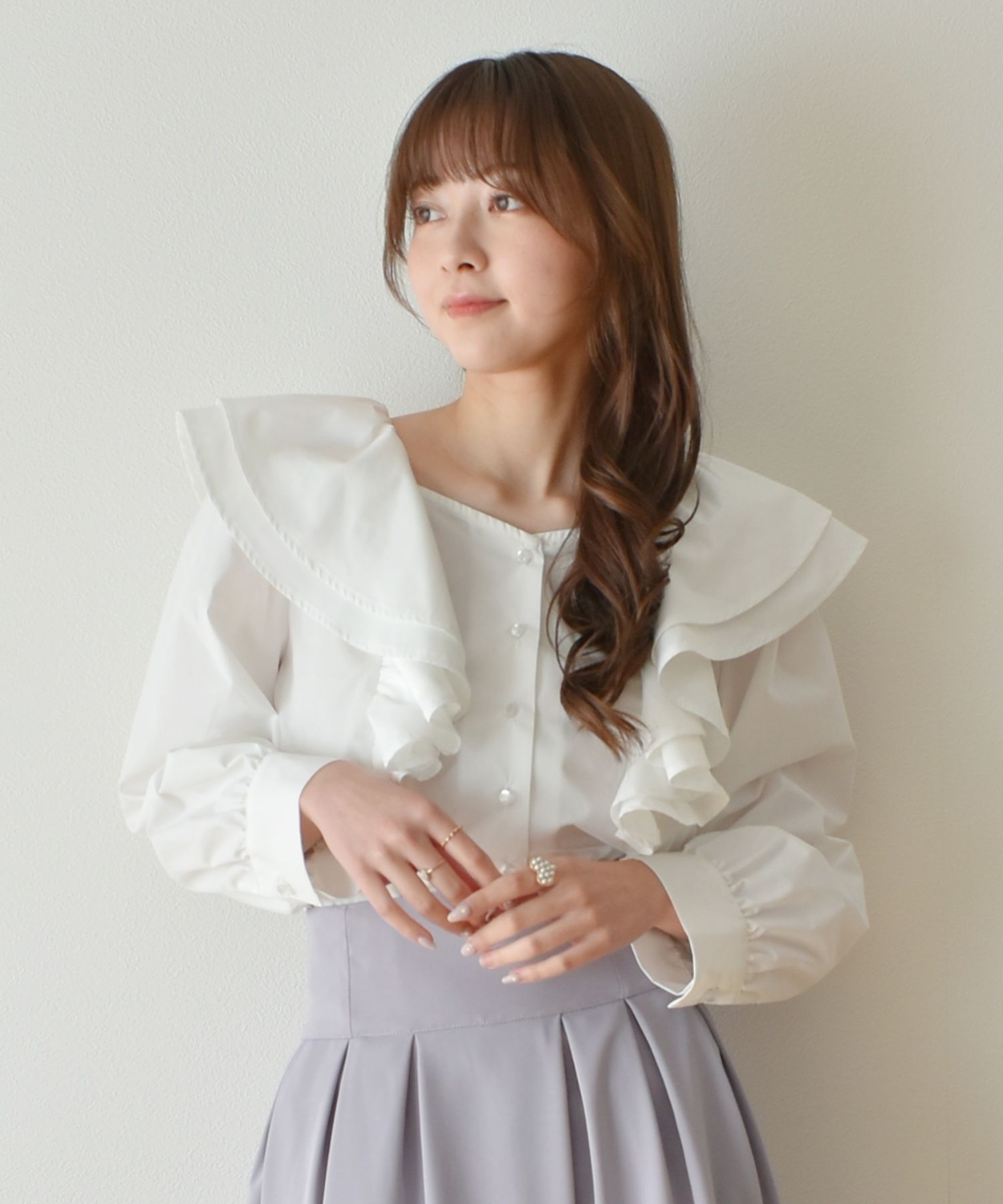 スクエア肩フリルBL|ems excite | RETRO GIRL ONLINE STORE レトロ