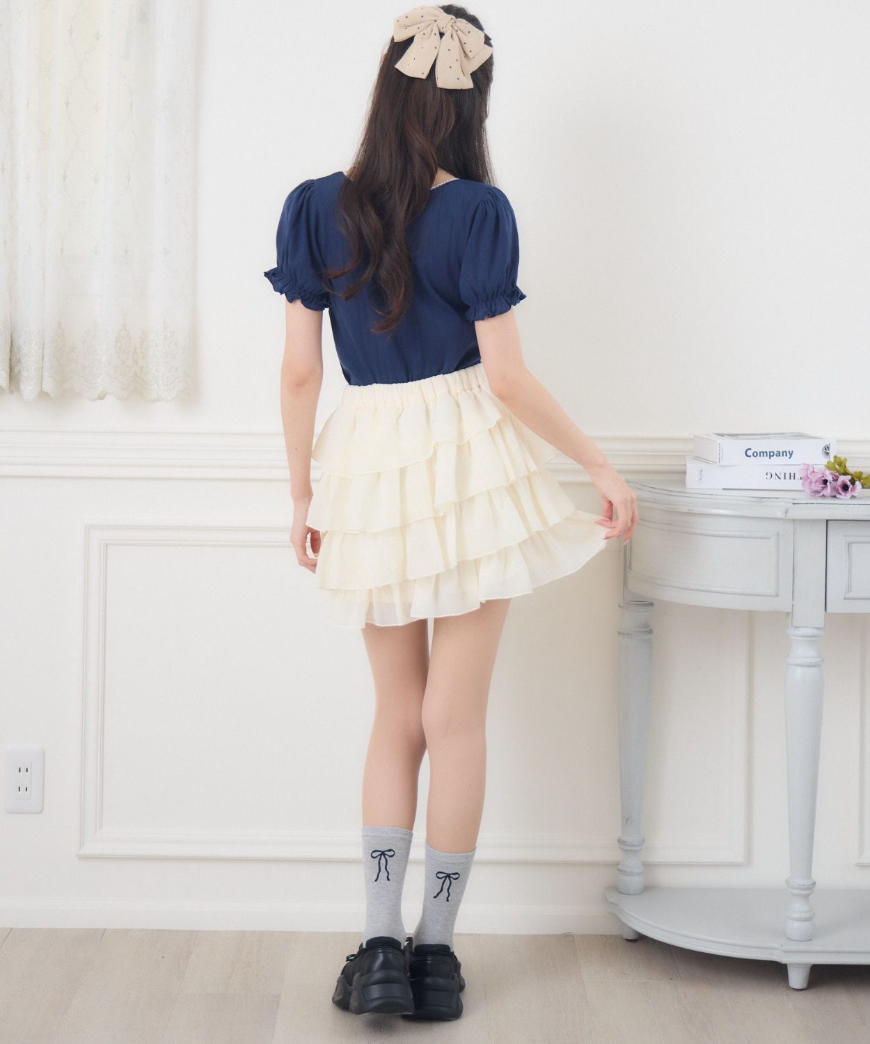 針抜きパフ袖CT|ems excite | RETRO GIRL ONLINE STORE レトロガール