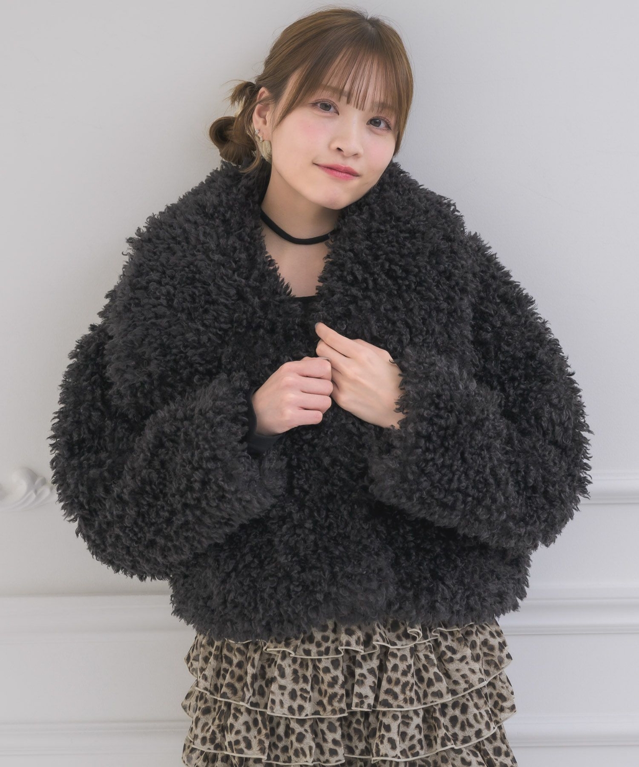 2way襟付FファーJK|ems excite | RETRO GIRL ONLINE STORE レトロ