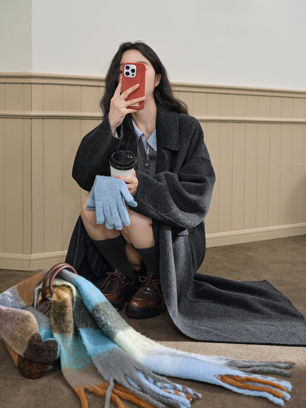 ダブルブレストウールコート – KUOSE.com