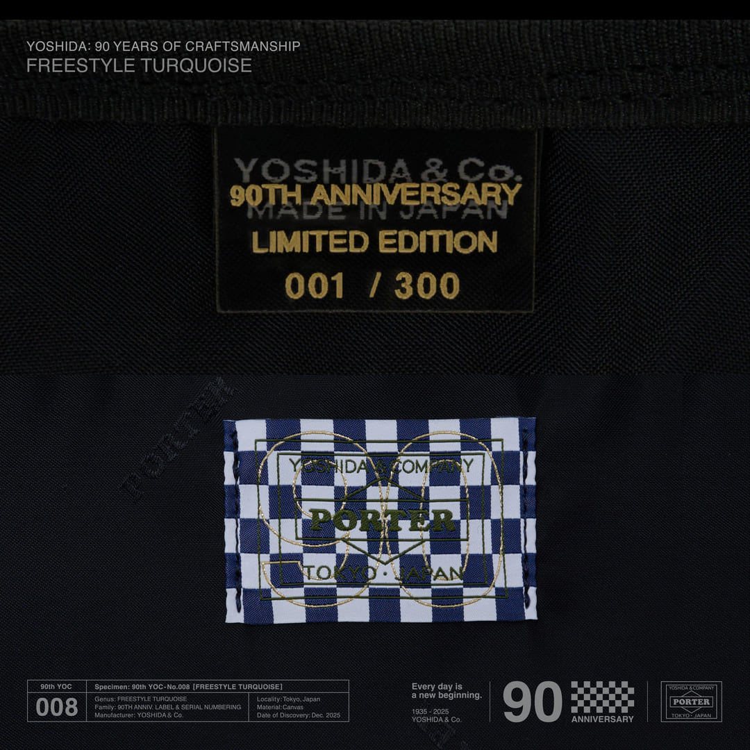 YOSHIDA & Co. 90th Anniversary Project 008「FREE STYLE TURQUOISE