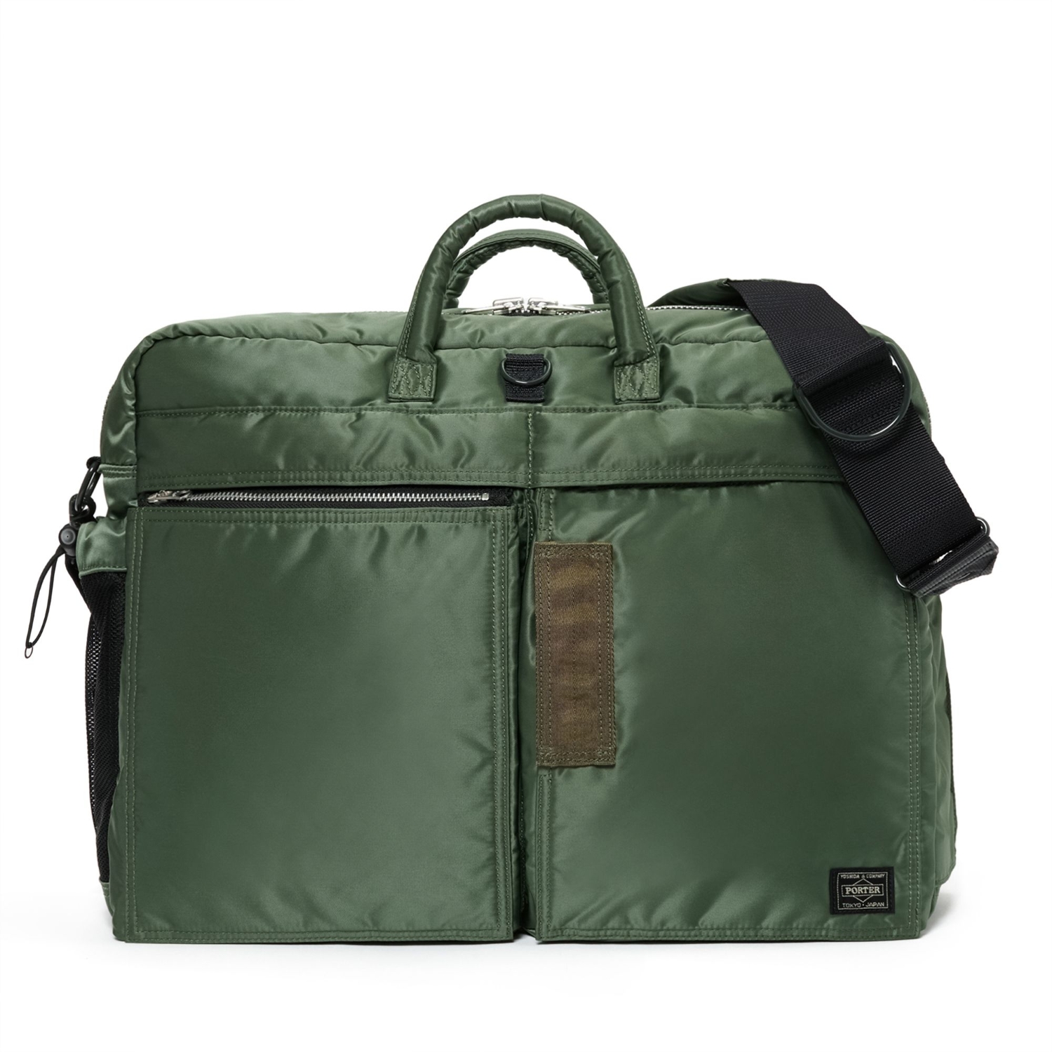 PORTER タンカー セージグリーン 二層 ショルダーバッグ ポーター