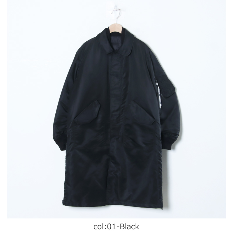 08sircus (ゼロエイトサーカス) 08sircus × TAION Down long MA-1