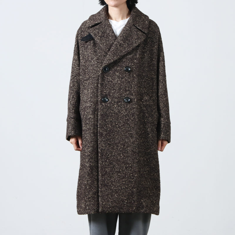 TICCA (ティッカ) ミックスツイードテントコート