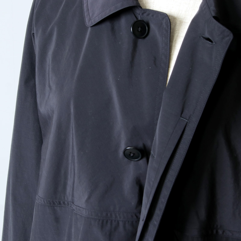 YAECA (ヤエカ) CONTEMPO RAIN COAT black / コンテンポレインコート