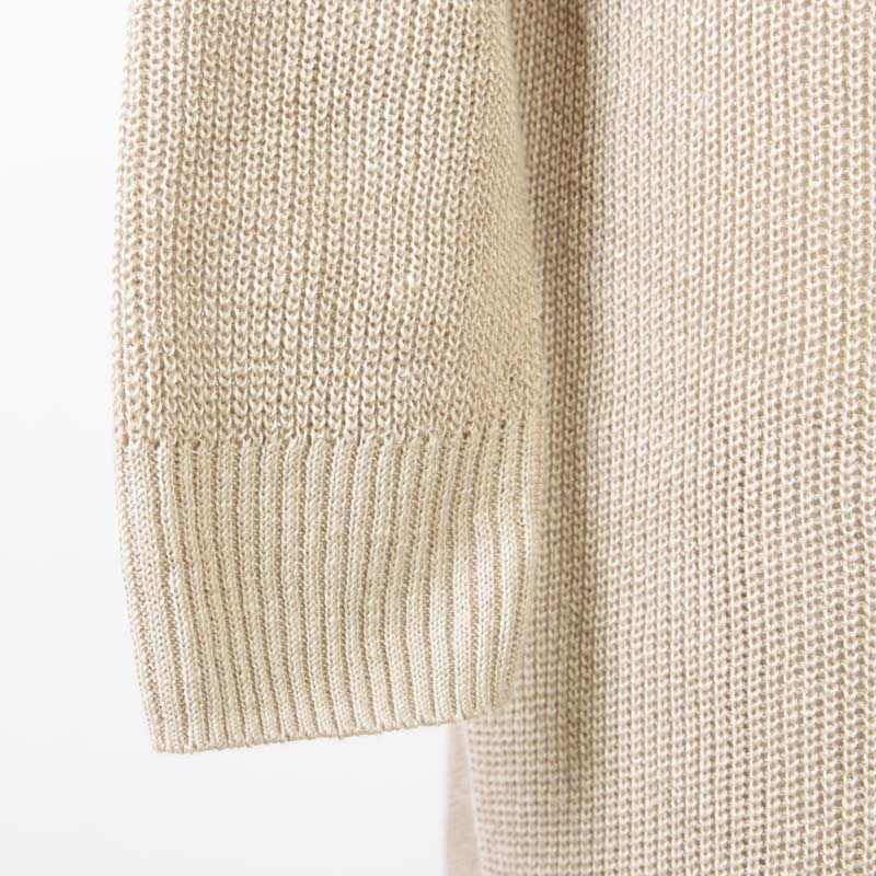 BATONER (バトナー) ドライリネンロングカーディガン