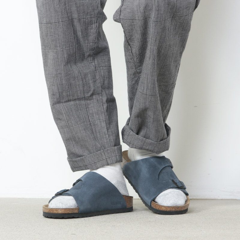 Birkenstock (ビルケンシュトック) ZURICH Sueade Leather BLUE