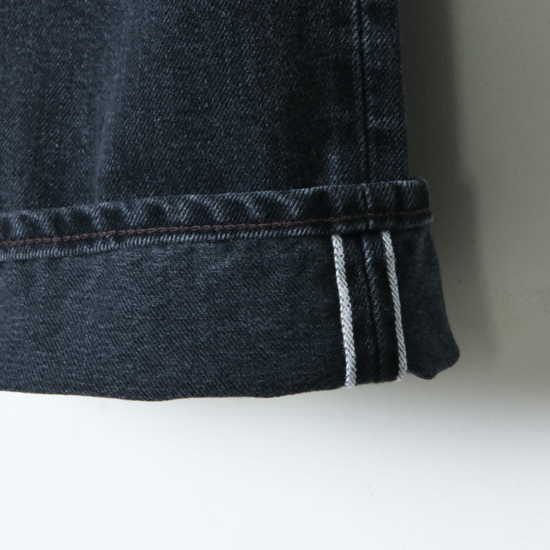 CIOTA (シオタ) ブラック スビンコットン 13,5oz バギーデニム