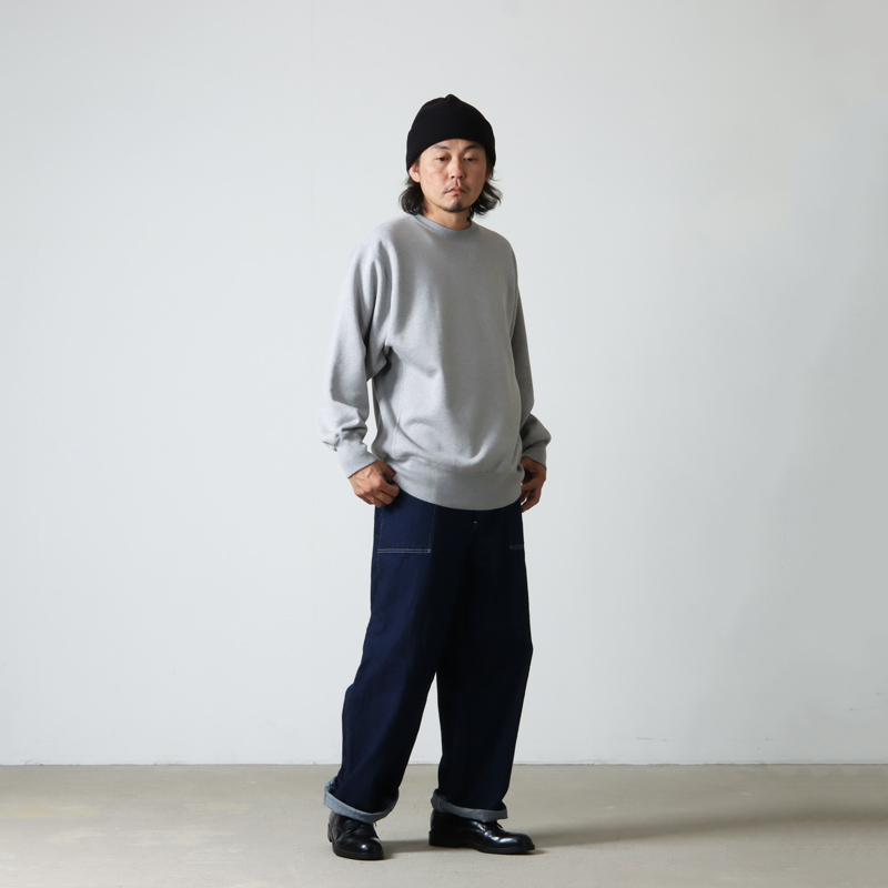 CIOTA (シオタ) スビンコットン 吊裏毛起毛 クルーネック スウェットシャツ