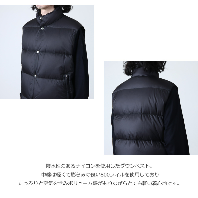COMOLI (コモリ) ダウン ベスト