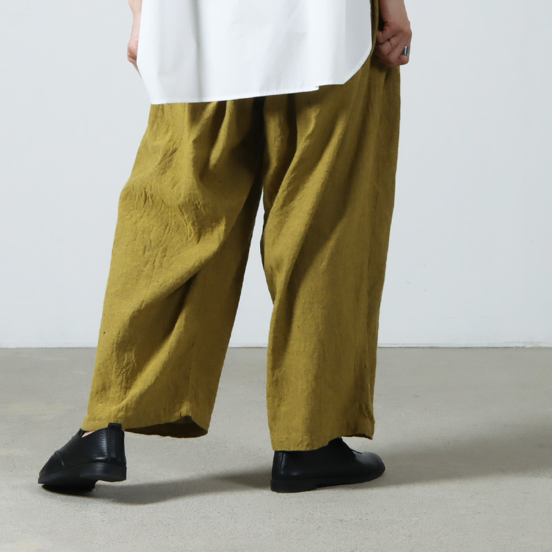 ICHI Antiquites (イチアンティークス) コットンリネンヘリンボーン