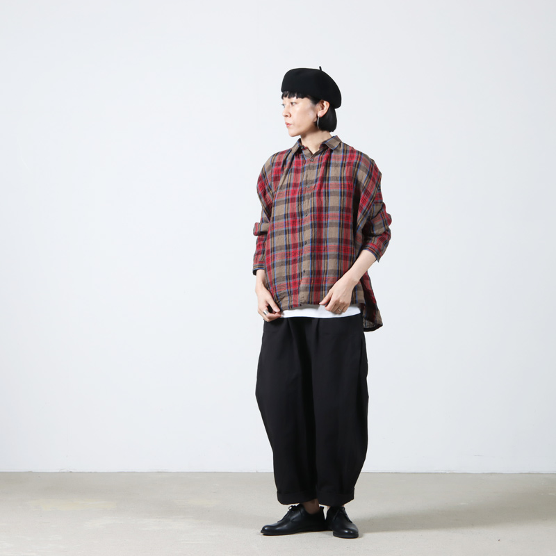 ICHI Antiquites (イチアンティークス) リネン タータンチェック