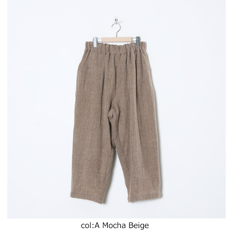 ICHI Antiquites (イチアンティークス) WOOL HERRINGBONE パンツ