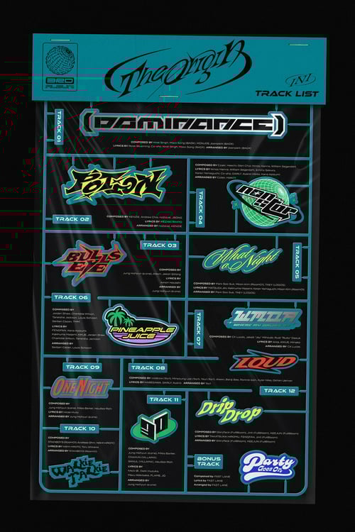 INIの3rdアルバム「THE ORIGIN」全13曲の詳細公開 池﨑理人、許豊凡