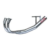 右2本クロスチャンバー TYPE-1 RZ250(RZ350に取付可) - バイク