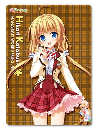 花咲ワークスプリング！ クリア下敷きC：琴吹ヒカリ[トイズ