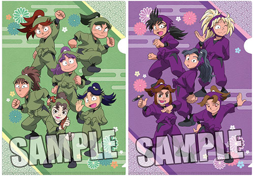 忍たま乱太郎 クリアファイル2枚セット「三年生・四年生