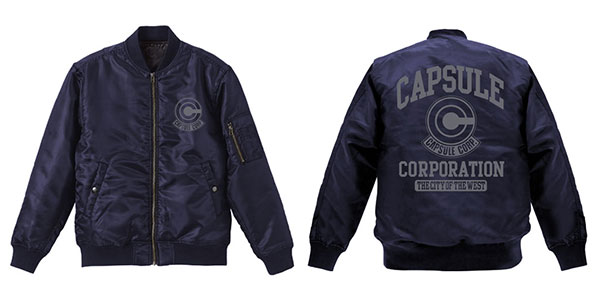 ドラゴンボールZ カプセルコーポレーション MA-1ジャケット/NAVY-XL