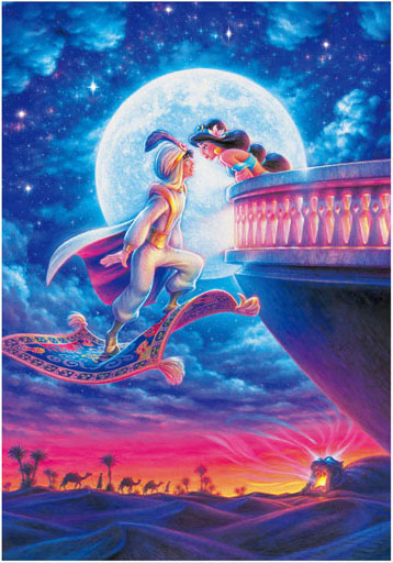ジグソーパズル アラジン ムーンライト ロマンス 1000ピース (D-1000