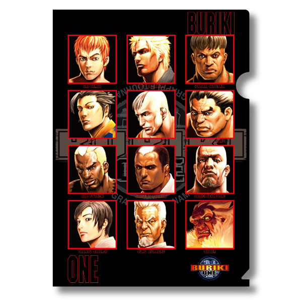 武力～BURIKI ONE～ クリアファイル 1P/2Pカラー[SNK