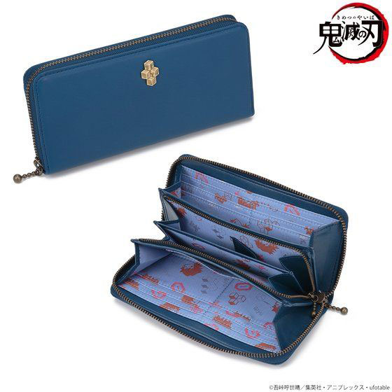 鬼滅の刃 レザー長財布 義勇[バンダイ]【送料無料】《在庫切れ》