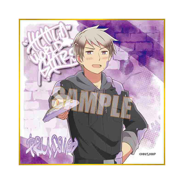 ミニ色紙 ヘタリア World☆Stars プロイセン つなぎver.[ベルハウス