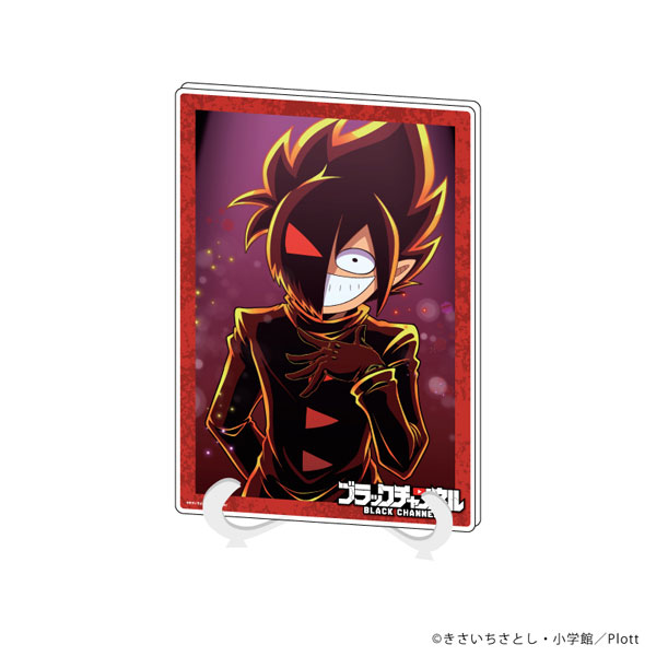 アクリルアートボード(A5サイズ)「ブラックチャンネル」02/ブラック B