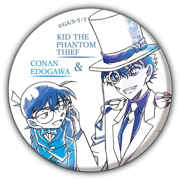 中森青子 黒羽快斗 缶バッジ まじっく快斗 名探偵コナン 名探偵コナン