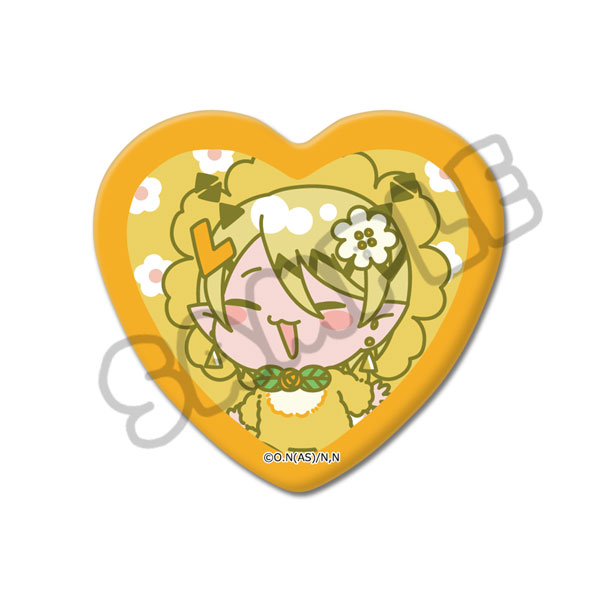 アニメ『魔入りました！入間くん』 第2弾 ハート型缶バッジ M-SD